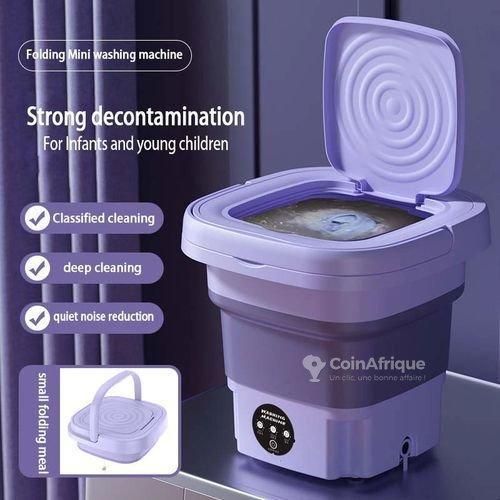 Rivoratech Mini Machine à Laver Portable Multifonction – Légère & Économique – 6L – Ultra Compacte