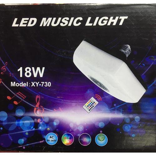 - Ampoule Jeu De Lumière Télécommandée 18W - MP3