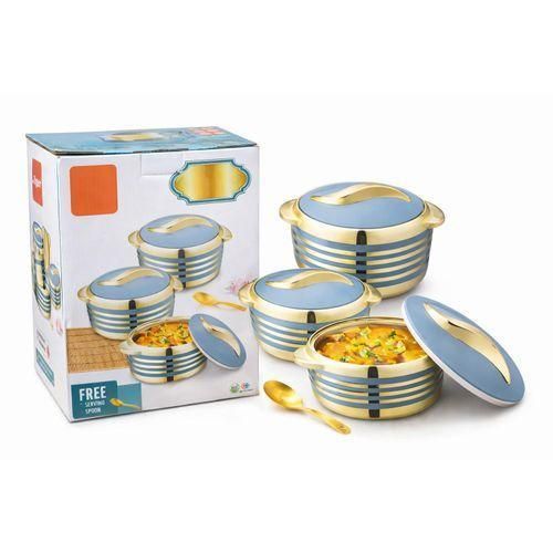 Coffret Bols Isothermes en Inox avec Couvercles – Set de Service Élégant