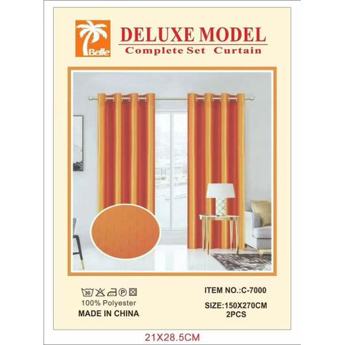 Rideaux deluxe model-ensemble de rideaux élégants 2pièces pour salon et chambre