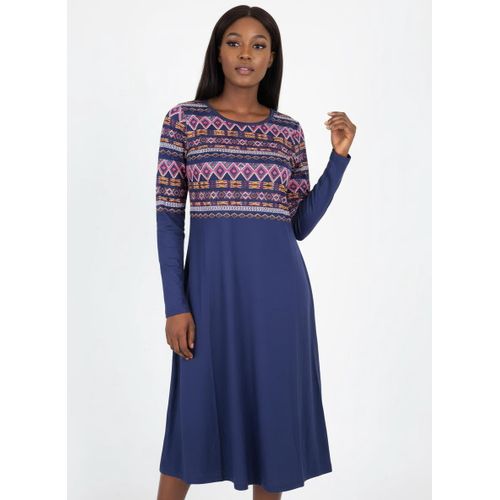 Robe longue à manches longues pour femme – Style décontracté / Soirée – ZK120001