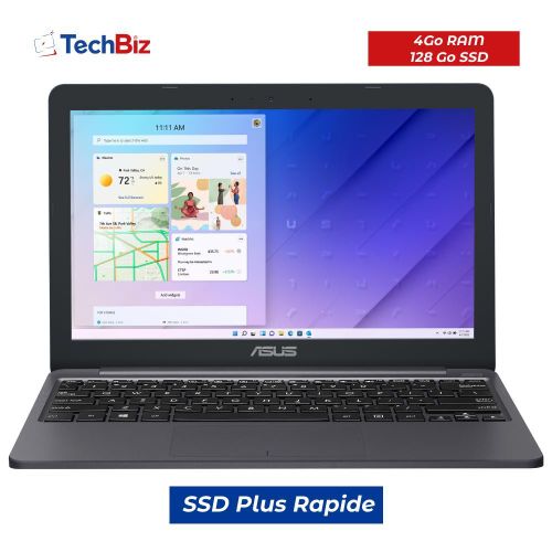 Vivobook - Intel Celeron - Dual Core - 4GB RAM - 128GB SD - Écran 11,6 pouces - Windows + Office