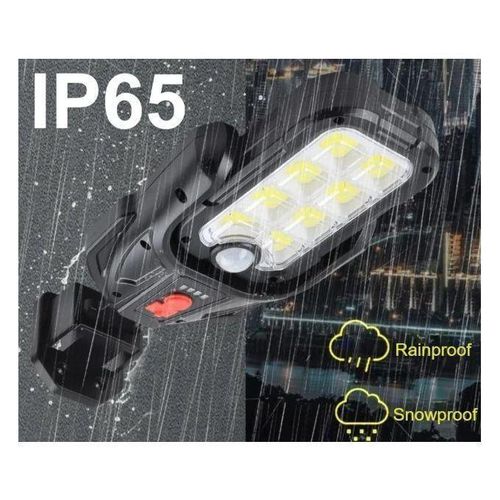 puissant Applique murale multi-angle réglable à énergie solaire, activée par le mouvement, 3 Modes d'éclairage, double chargement USB solaire pour Patio extérieur et jardin