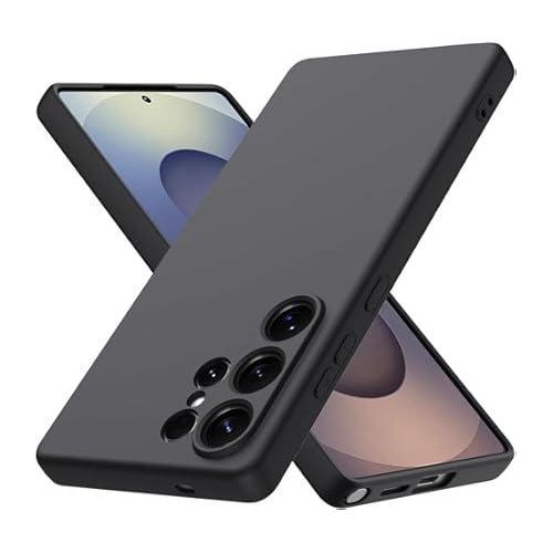 Coque Silicone Compatible pour Samsung Galaxy S26 Ultra - Noir
