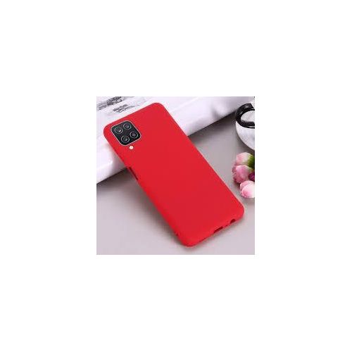 Coque Silicone Compatible Samsung Galaxy A12 -Rouge