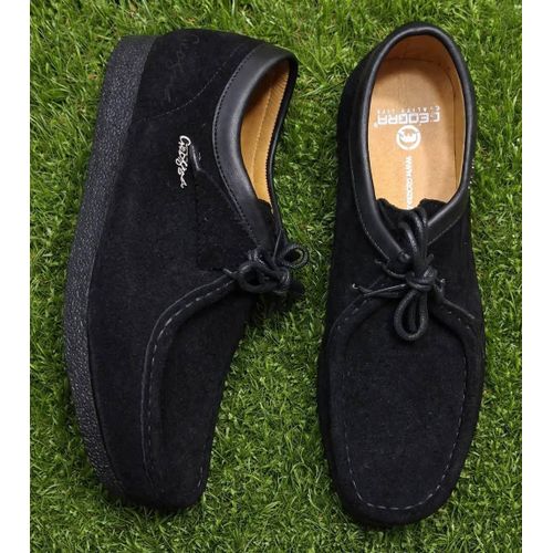 Chaussures mocassin en Daim à lacet