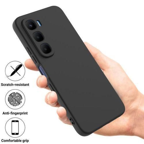 Coque silicone Compatible Hot 60 Pro Plus - Noir