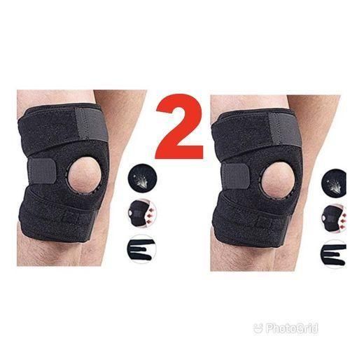 2 kits de Genouilleur de protection anti douleur - Noir