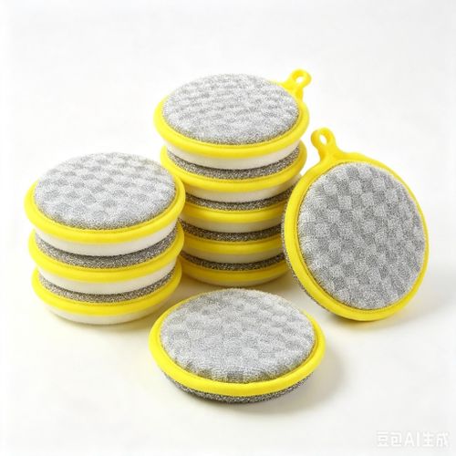Lot de 10 éponges de nettoyage double face pour la cuisine