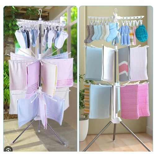 Séche linge à vêtements sur trépied