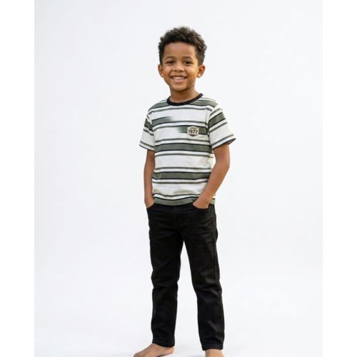 Ensemble 2 pièces pour garçon de 5 à 6 ans, t-shirt et pantalon dockers