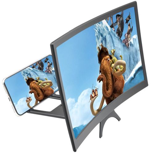 Loupe d'écran de téléphone 12 pouces incurvé