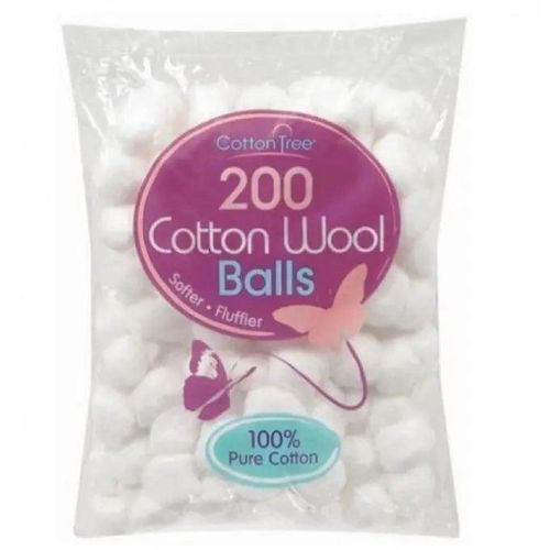 Boules de Coton Blanc (x120)