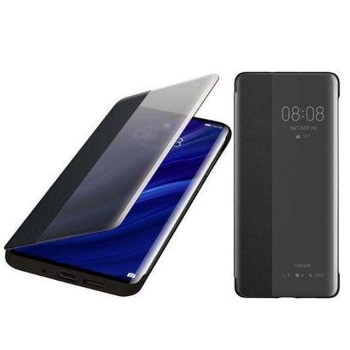 Etui Rabat Semi Vitrée Compatible Pour Samsung Galaxy S23 ULTRA - Noir