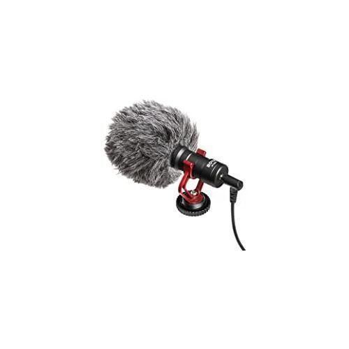 Boya BY-MM1 Stabilisateur De Poignée Support Et Mini Cardioid Microphone (Noir) HU