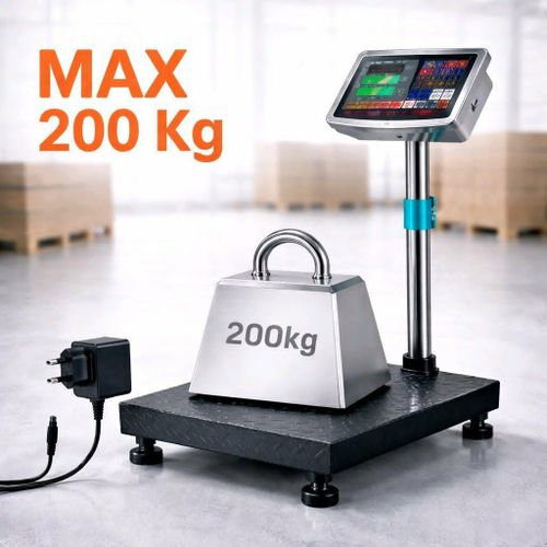 Balance plateforme électronique industrielle (Max 200 kg) - GRIS