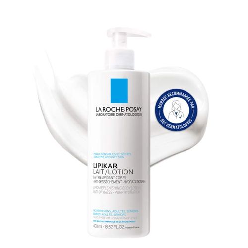 Lipikar Lait Corps - Hydratation 48h Anti-Dessèchement - 400ml