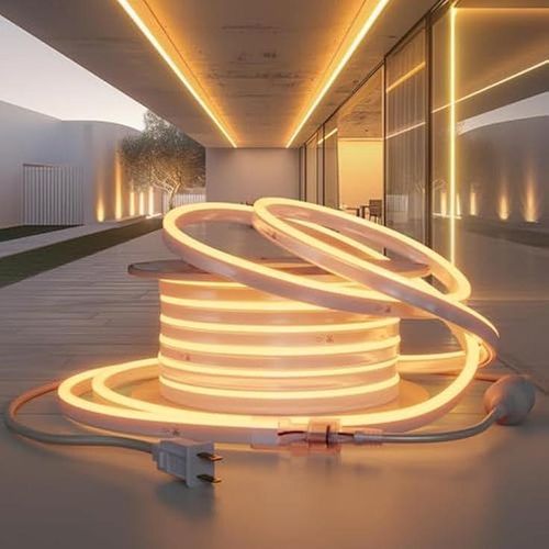 Bande De Lumière Led Neon Jaune 5metres