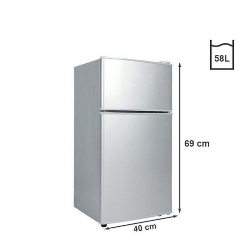 REFRIGERATEUR DOUBLE PORTES - 58LT - ECONOMIE D'ENERGIE- NASF2-100FL-DS