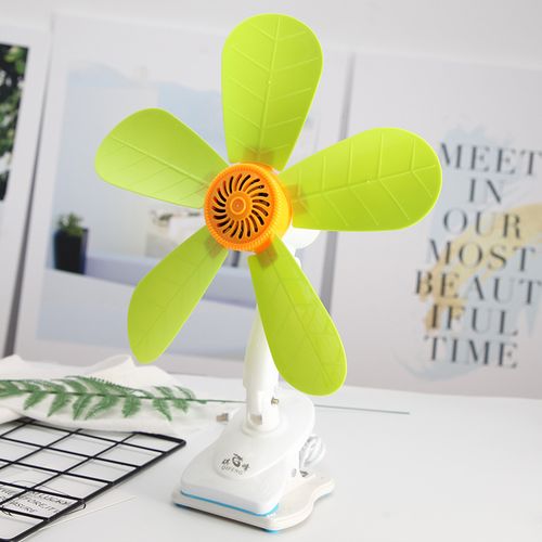 Mini Ventilateur De Table - Vert/Blanc