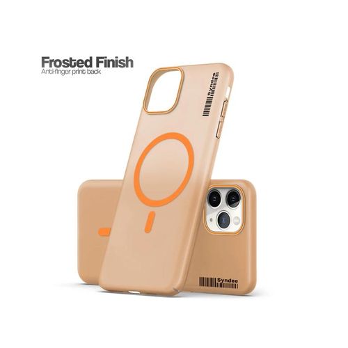Coque Arrière Magsafe Compatible Pour Iphone 11 PRO MAX - ORANGE