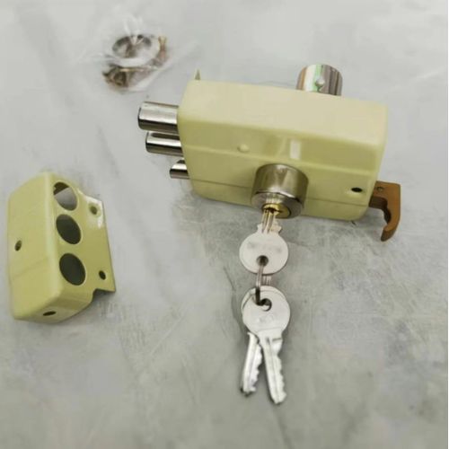 Serrure Encastrable pour Porte et Portail - Mécanisme de Verrouillage en Acier