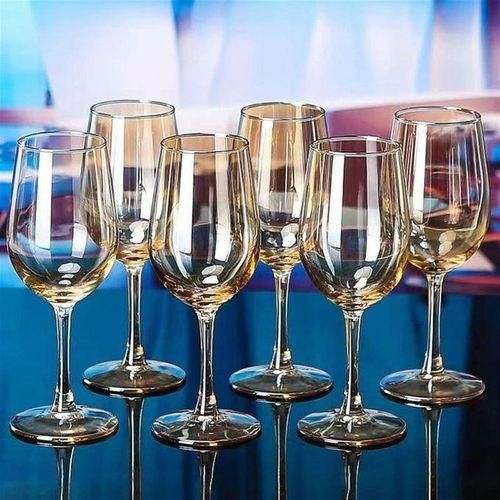 Lots De 6 Verres De Table En Cristal, Coupe Pour Le Vin