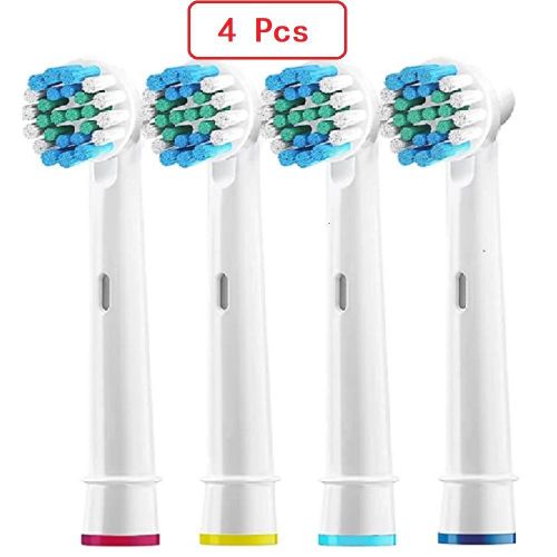 4 Têtes de Brosse à Dents Électrique Compatibles Oral-B et Brosse Universelles