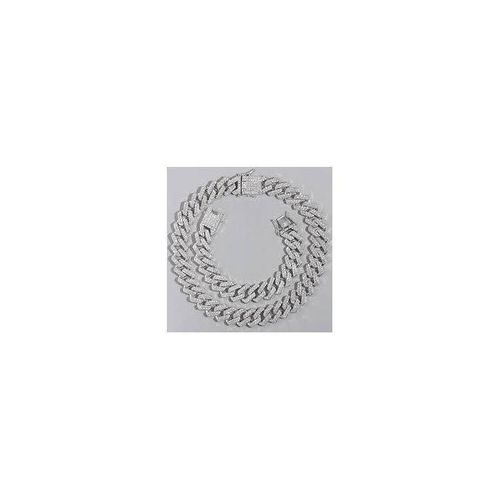 Le Collier Cubain Est Réglable à Différentes Tailles Par Rapport à La Taille Maximale D'origine.Ensemble De Colliers Ras Du Cou à Maillons Cubains Miami Doré Ou Argenté Meilleure Qualité Possible Dans L'industrie Du Bling