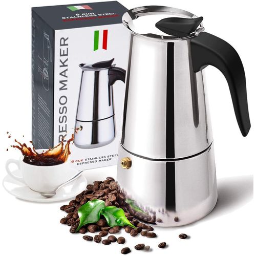 Cafetière Moka en Acier Alimentaire - Design Élégant - Plusieurs Tailles