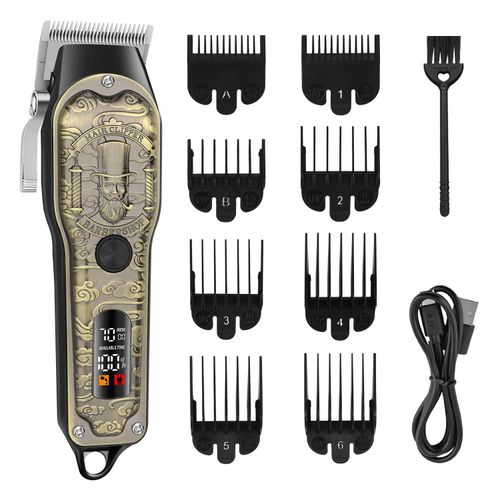 Tondeuse à cheveux électrique sans fil Kit de toilettage pour barbier professionnel prix d'usine de charge USB