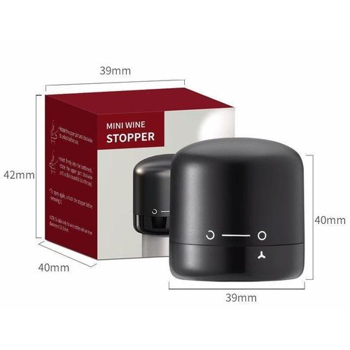 Bouchon hermétique mini pour vin rouge - Outil de conservation des bouteilles, compatible avec la plupart des diamètres de bouteilles