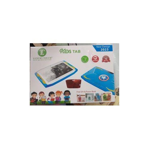 Tablette Educative enfant Luxury, 7 pouces Android 10, 8Go de RAM, 128Go de ROM, Bluetooth, Wi-Fi, double caméra, contrôle parental