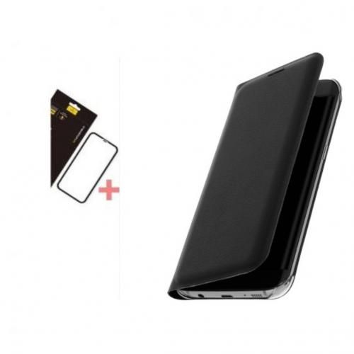 Étui à Rabat Compatible Samsung Galaxy S7 Edge + Antichoc