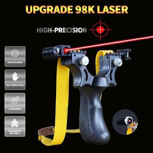 Laser ciblant Slingshots Professionnels de chasse Slingshots chasse puissant avec bande en haute précision sport extérieur tirage