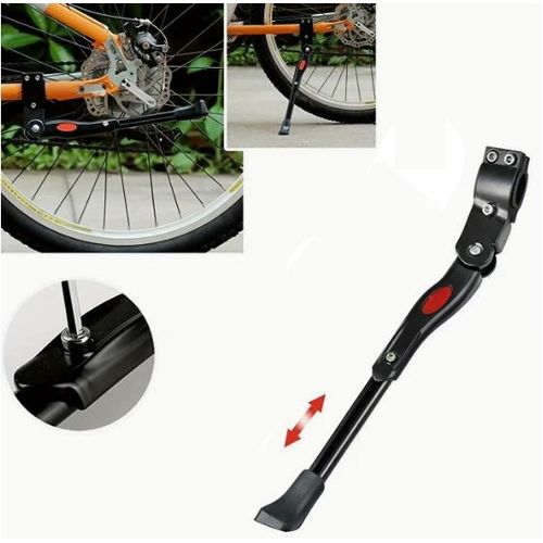 Trépied monobloc ultraléger en alliage d'aluminium, adapté aux VTT, vélos de route et vélos de ville - Convient aux pratiques cyclistes en extérieur sur divers terrains.