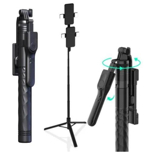 Perche Selfie Trépied Bluetooth 3 en 1 – Portable & Multifonction