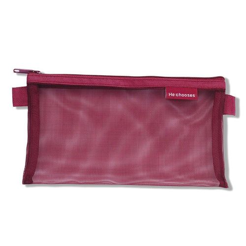 Trousse à crayons en maille, Trousse à stylos petite, Sac de rangement portable multifonction
