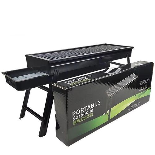 Gril à barbecue pliable au charbon, gril à barbecue portable pour camping extérieur