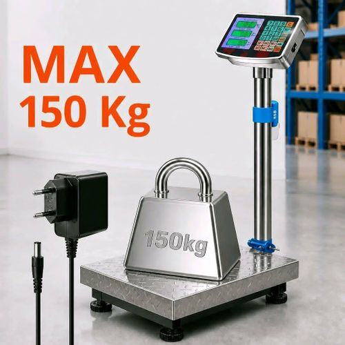 Bascule Balance Électronique Pour Cacao Café Anarcade 150 Kg - GRIS