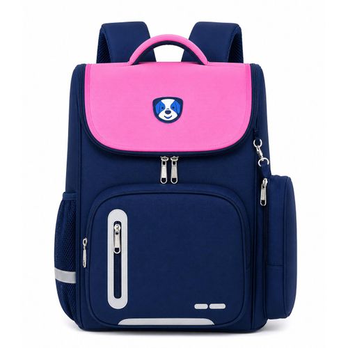 Sac à Dos Scolaire Enfant Rose/Bleu Imperméable – Grande Capacité – Ergonomique – CP à CM2