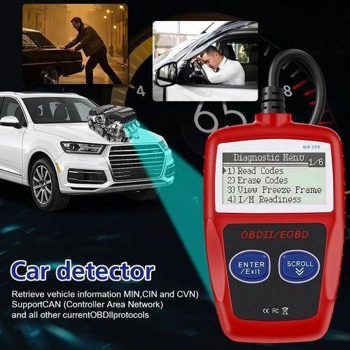 Scanner Automobile OBD2 – Lecteur de Codes Diagnostic Moteur, Détecteur de Pannes Voiture, OBDII/EOBD Universel