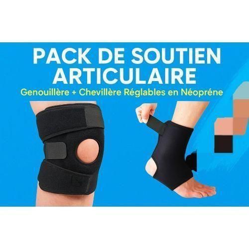 Pack De Soutien Articulaire – Genouillère + Chevillière