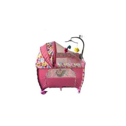 Berceau Bébé Portable Avec Tente Moustiquaire et Eléments d'Eveil