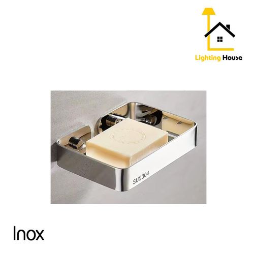 Porte Savon en Inox-carré ( 135x95 mm)-SUS304