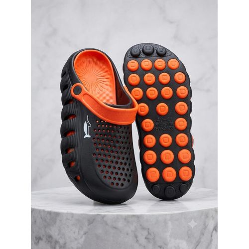 Sabots Respirants Noir & Bleu – Style Clog Ergonomique avec Semelle Antidérapante