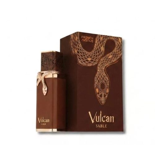 Eau de Parfum Vulcan Sable French Avenue-100ml Unisexe- Senteur Vanille, Patchouli.