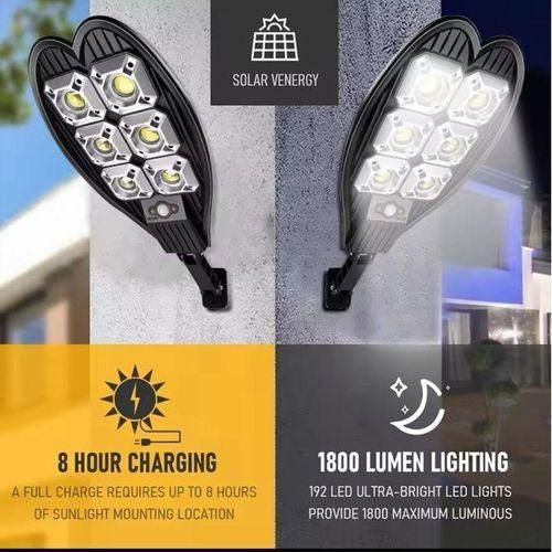 02 Lampadaires solaire extérieure, télécommandé intelligente PIR capteur de mouvement NGD