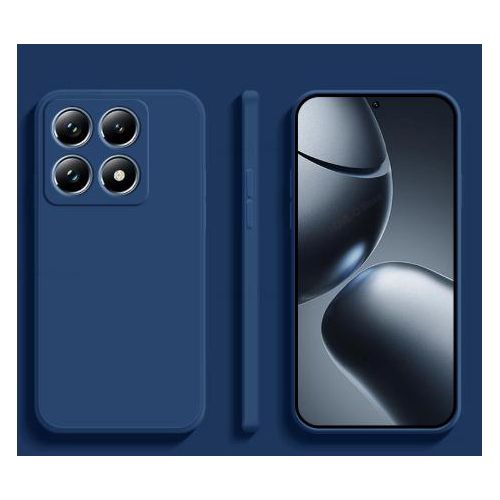 Coque Silicone Compatible Pour XIAOMI MI 14 - BLEU