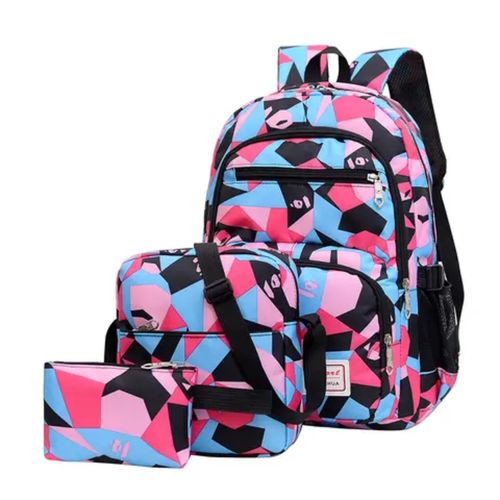 Sac d'école 3 en 1 - sac à dos grand capacité fille /garçon